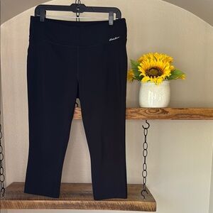 Eddie Bauer Black Capri Pants, size L